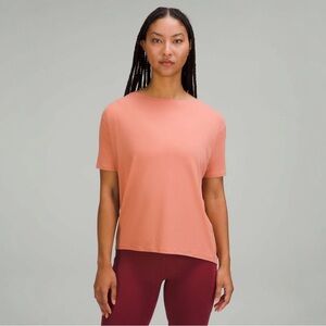 Lululemon • *Nulu* Back in Action Short Sleeve Top Size 4